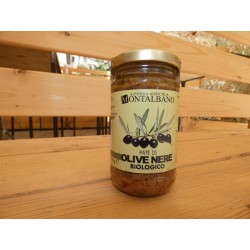 Patè biologico di olive nere  190 gr