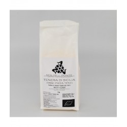 Farina TIPO 1 di grano tenero vivo, biologico siciliano Kg.1