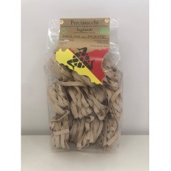 TAGLIATELLE PASTA di SEMOLA INTEGRALE BIO PERCIASACCHI - 500 GR