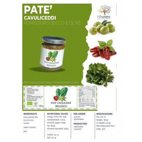 Pesto di Cavuliceddi Biologico gr.180
